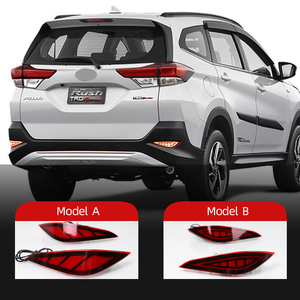 Luci LED Posteriori 12V per Paraurti Toyota Rush 2018 2019 2020, Luce Freno, Indicatore di Direzione, Riflettore di Retromarcia, Fanale Posteriore - Product Image 4