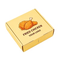 Boîtes d'emballage en carton ondulé personnalisées pour la vente en gros, pour plats à emporter, poulet frit, biscuits, pain cuit, avec séparateur