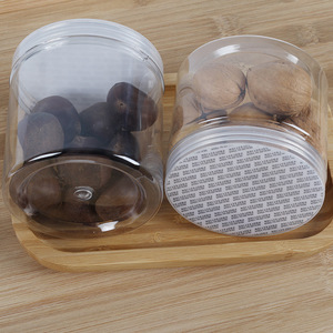 Plastic Storage Jars 10cm Transparent Airtight For Grains Dried Fruits Honey Kitchen Food Containers Pet Material - Product Image 4