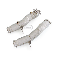 Système d'échappement pour Mercedes Benz GLC43 GLC450 3.0T 2016-2020, tuyau de descente directe isolé en acier inoxydable SS304 personnalisé, amélioration de puissance