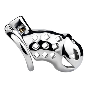 Dispositivo de Castidad Masculino de Acero Inoxidable, Cómodo, para Juegos de Bondage BDSM para Parejas, Jaula Anti-Escape - Product Image 5