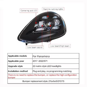 ไฟหน้า AURON Quad-Beam LED Chip CSP รุ่น H1 12V 36W 6000K 6000 ลูเมนส์ ความสว่างสูง 360 องศา ใหม่ สำหรับรถ Panamera ปี 2017-2022 รุ่น 971 - Product Image 4
