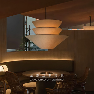 Lampe suspendue DIY ZHAO CHAO, ronde, E27, à économie d'énergie, avec interrupteur, pour restaurant, bar, chambre, bureau - Product Image 3