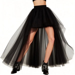 <span class=keywords><strong>Jupe</strong></span> <span class=keywords><strong>tutu</strong></span> noire asymétrique à volants en tulle transparent, <span class=keywords><strong>jupe</strong></span> mi-longue moelleuse sexy pour adulte, <span class=keywords><strong>jupe</strong></span> de soirée à la vente en gros - Product Image 2