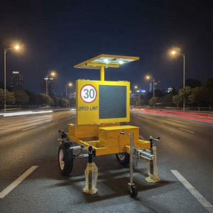 Sevenshine năng lượng mặt trời Powered Vehicle-Mounted VMS Màn hình hiển thị Radar Tốc độ phát hiện ổn định trên/Nhấp nháy đèn làm bằng thép cho - Product Image 3