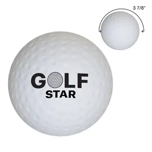 Lucky Craft PU foam 63mm toys golf balls shape anti stress ball