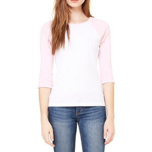 T-shirts en coton blanc pour femmes, manches <span class=keywords><strong>trois</strong></span> quarts, t-<span class=keywords><strong>shirt</strong></span> ajusté, sous-vêtements, t-shirts pour femmes en gros - Product Image 6