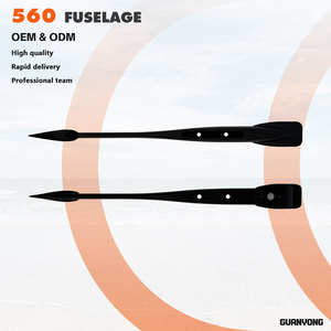 Fuselaje Black Axis Sillyshort con Anodo de Zinc para Prevenir la Corrosión, 560 mm, Accesorios Avanzados, Fuselaje-560, Hidroala de Fibra de Carbono - Product Image 4