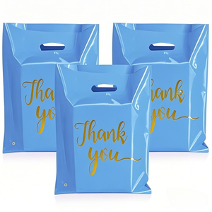 カスタムロゴ印刷されたリサイクル可能なビニール袋布カラープラスチックショッピングバッグ店包装袋 - Product Image 6