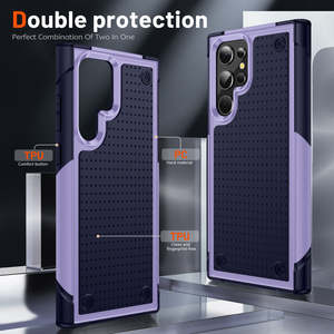 Protección contra caídas de doble capa Defend Bumper TPU Funda para teléfono para <span class=keywords><strong>Samsung</strong></span> S23 Ultra - Product Image 5
