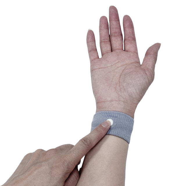 Travel Nausea Relief Soft Breathable Wrist Bands Motion Sickness Anti-Nausea Bracelet Made of Polyester Custom Logo