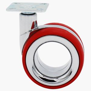 SS 75mm dekorative Möbel Lenkräder Hubless <span class=keywords><strong>Design</strong></span> Zink legierung Material - Product Image 5