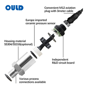 Sensor de Aire PT-306 de Alta Calidad OULD, 4-20 mA, 0-16 bar, Sensores de Gas - Product Image 5