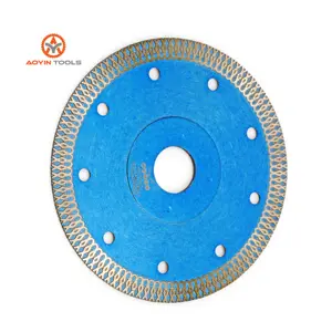 Wholesale Wet Dry 5 Inch 125mm Hot Press Mesh Super Thin Diamond Saw Blade for Ceramic and Porcelain Tiles Stone Cutting