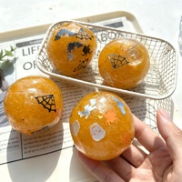 Nieuwe aanwinst: Kinderen Squishy Speelgoed Kiwi Halloween Squishy Smoothie Ballen Squishy Fidget Speelgoed voor Halloween Cadeaus