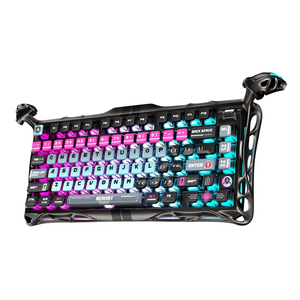 GravaStar Mercury V75 Pro HE <b>Keyboard</b> - 75% Layout Gaming <b>Keyboard</b> 8000Hz Polling Dual Zone RGB Half Aluminum Frame Cyberpunk - Product Image 1