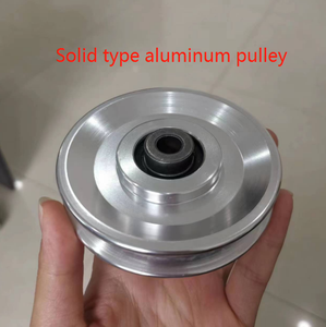 90mm 88mm fitness salonu tel halat tekerlek spor katı hollow alüminyum alaşım kasnak ile 6202-620rulman - Product Image 5