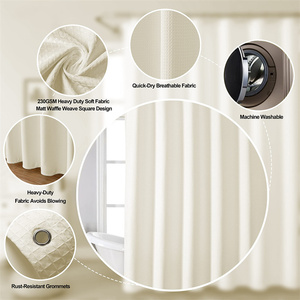<span class=keywords><strong>Rideau</strong></span> de salle de bain de luxe prêt à l'emploi <span class=keywords><strong>rideau</strong></span> de douche en <span class=keywords><strong>tissu</strong></span> imperméable gaufré lourd pour salle de bain et baignoires hôtel spa - Product Image 3