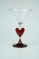 Verres à vin en cristal transparent faits à la main en forme de cœur pour la Saint-Valentin, style classique, flûtes à cocktail pour les fêtes