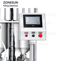 ZONESUN ZS-RSV4 automatique 4 couleurs Servo Rotor pompe crèmes cosmétiques beurre corporel fouetté tourbillon rayure pâte Machine de remplissage