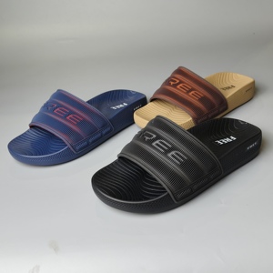 Mới thời trang hợp thời trang đa năng mềm logo sọc ngoài trời Dép chống trượt chống sốc duy nhất nhà đi lại thoải mái Slide - Product Image 4