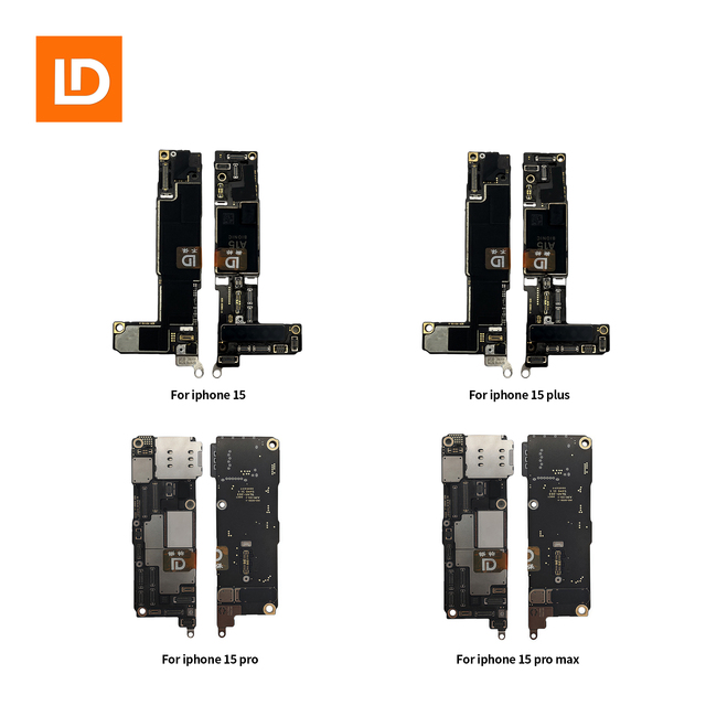 100% Tested Original Main Board for iPhone 15/15/plus/15pro/15pro Max Motherboard ESIM Without FACE ID Compatible Mobile Phone