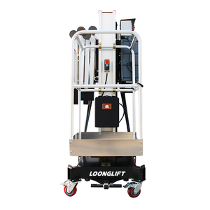 Plateforme élévatrice à flèche en alliage d'aluminium haute stabilité avec capacité de 150 kg pour le levage de matériaux sur chantier - Product Image 3