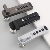 Serrure électronique codée intelligente de sécurité pour meubles de chambre à coucher et de bureau à domicile pour tiroirs en bois et en métal
