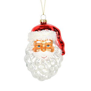 Colgante de <span class=keywords><strong>Navidad</strong></span> Artesanal Directo de Fábrica con Escena de Árbol, Papá Noel Cascanueces, Cristal Pintado, Decoración Festiva Transfronteriza - Product Image 1
