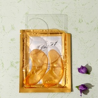 Masque oculaire cristal d'or 24K, patch oculaire au collagène, soins de beauté