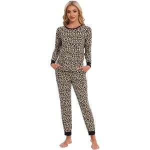 Conjunto de Pijama de Manga Larga para Mujer BambooBud, Ropa de Dormir Suave de Viscosa de Bambú, Ropa de Noche Cómoda, Tallas S-XXL - Product Image 1