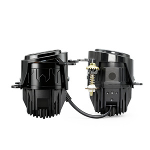 FANKAI 2.0-Inch <b>LED</b> Bi-Xenon <b>Fog</b> <b>Light</b> Lens High/Low Beam Integrated Waterproof Aluminum Alloy for Mount <b>Light</b> Driving <b>Lights</b> - Product Image 3