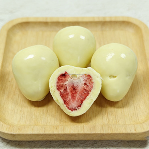 <span class=keywords><strong>Fraise</strong></span> enrobée de chocolat blanc naturel croustillant FD, Vente en gros de collations sucrées à <span class=keywords><strong>prix</strong></span> direct usine - Product Image 3