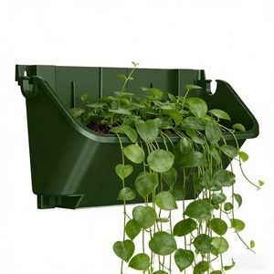<span class=keywords><strong>Macetas</strong></span> <span class=keywords><strong>de</strong></span> Plástico Creativas para Decoración <span class=keywords><strong>de</strong></span> Interiores, Hogar y Jardín, <span class=keywords><strong>Macetas</strong></span> Colgantes Verticales, <span class=keywords><strong>Macetas</strong></span> <span class=keywords><strong>de</strong></span> <span class=keywords><strong>Pared</strong></span> Semicirculares - Product Image 3