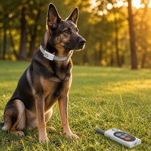 Collier de dressage électrique pour chien, télécommande 1000M, anti-aboiement avec vibration et choc pour utilisation en extérieur S-9506 - Product Image 5