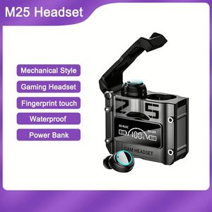 Waterproof Headsets Fones De Ouvido Earbud and In-ear Earphones TWS M25 Wireless Headphones Touch <b>Control</b> Noise Reduction Stereo - Product Image 2