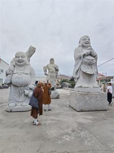 Estatuas de Buda de Gran Tamaño de Granito Gris para Jardín en Venta, Estatua de <span class=keywords><strong>Kwan</strong></span> Yin - Product Image 4