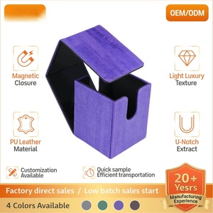 กล่องเก็บการ์ดเกมแบบพลิกเปิดสองด้าน FX Professional สำหรับป้องกันการ์ดเกม ขายส่ง - Product Image 1