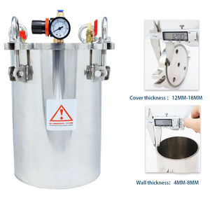 โรงงานผลิตถังแรงดันสำหรับจ่ายกาว สแตนเลส/เหล็กกล้าคาร์บอน ขนาด 1 ลิตร - 100 ลิตร - Product Image 4