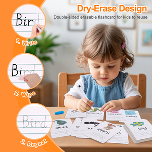 Trẻ em học tập thẻ chữ viết tay có thể được nhiều lần xóa được Tiếng Anh Toán Học Câu Đố giáo dục sớm Đồ chơi trẻ em giác ngộ đồ chơi - Product Image 2