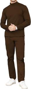 Chándal informal de bajo precio para hombre, ropa para correr de dos piezas, estilo callejero, conjuntos de ropa de abrigo para hombre, chándal de punto/hecho a medida para hombre - Product Image 5