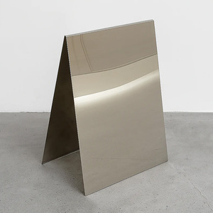 Trong nhà ngoài trời đứng bảng bánh sandwich quảng cáo hiển thị không thấm nước gương đánh bóng kim loại thép không gỉ một khung vỉa hè dấu hiệu - Product Image 4