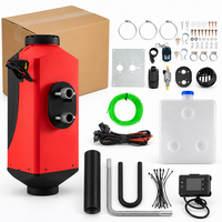 Chauffage de stationnement diesel portable 12V 24V avec ventilateur AC à compresseur séparé pour camions, Abarth, Peugeot, bus et autres marques compatibles