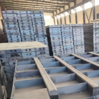 Coffrage plat en acier renforcé pour panneaux de dalle de construction, moule personnalisé pour béton préfabriqué, outil de moulage pour l'ingénierie industrielle