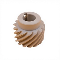 Engranaje Helicoidal PEEK D20-D80 Resistente al Desgaste, CNC para Automatización Industrial