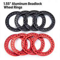 Anneaux de roue en alliage d'aluminium de type C, 4 pièces/ensemble, pour T97074 1/18 RC Crawler, pièces de voiture