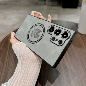 Cover posteriore di lusso in pelle d'acero <span class=keywords><strong>per</strong></span> Samsung S24 <span class=keywords><strong>Ultra</strong></span> magnetico <span class=keywords><strong>custodia</strong></span> <span class=keywords><strong>per</strong></span> telefono cellulare in pelle <span class=keywords><strong>per</strong></span> S24 S23 <span class=keywords><strong>S22</strong></span> S21 Note 20 - Product Image 6