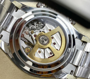 Reloj Cronógrafo Mecánico de Lujo para Hombre, con Tapa Trasera Transparente, Acero Inoxidable 904L, Esfera Azul Hielo Clásica, 40 mm de Diámetro - Product Image 5