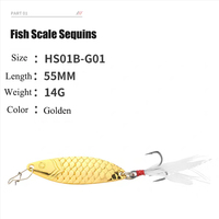 LUTAC Cuillère à balance de pêche Eau entière Long Casting Feather Treble Hook Sinking Metal Spoon Fishing Lure Spinner Bait Four weight
