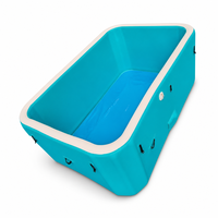 Baignoire à glace gonflable haute pression DWF |   Piscine de récupération froide en tissu brossé épaissi pour athlètes |   Série LSBSC